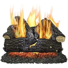 Pleasant Hearth VL-AA24D Arlington Ash Vented Gas Log Set, 55000 BTU, 24" 3