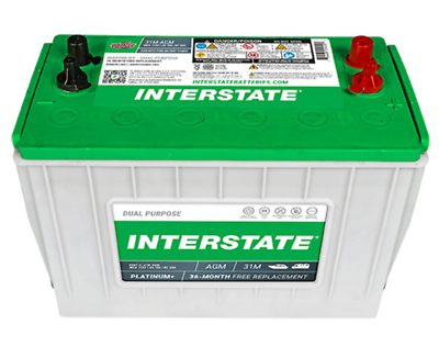 #ad #ad Interstate Batteries 12V100Ah Dual Purpose Power Pure Lead AGM Marine RV Battery $459.95