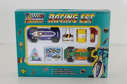 DIE CAST F-1 CHAMPIONS RACING SET MATTEL MATCHBOX HOTWHEELS  #2 - Foto 1 di 3