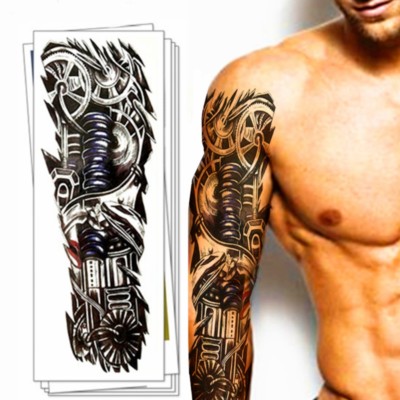 Temporäres Tattoo mechanischer Arm Tätowierung Design Körperkunst Klebetattoo