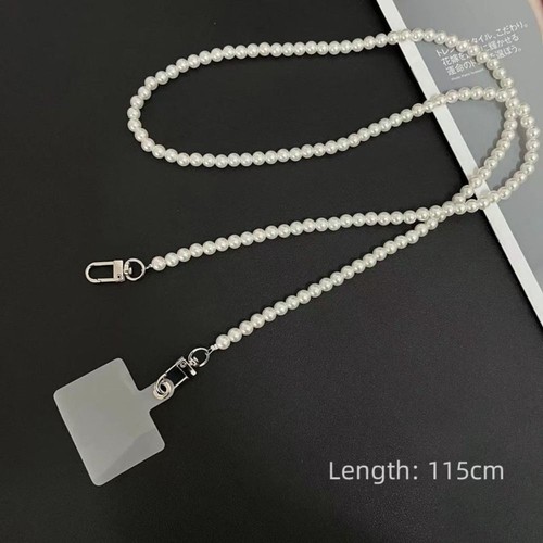 for Phone Case Pearl Strap Anti-lost Sling Universal Clip Bag Phone Lanyard - Zdjęcie 2 z 4