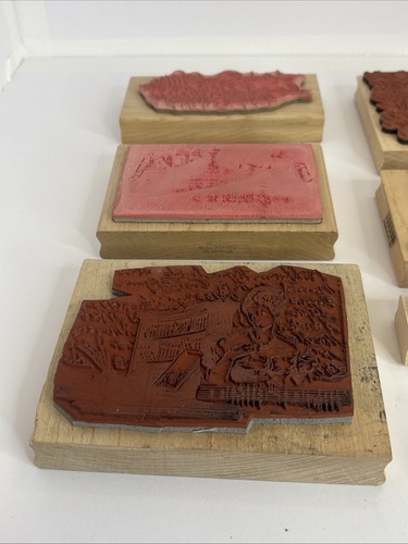 Holz Stempel riesiger Posten über 20 verschiedene Bastelstempel SCHNELLER VERSAND!! - Bild 2 von 24