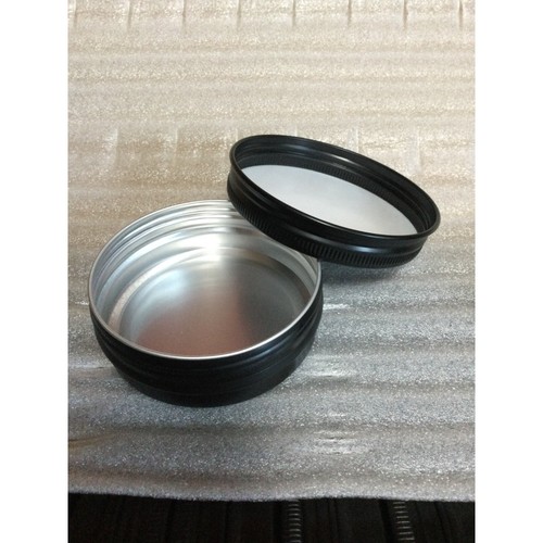 96 pc Empty Jars with Lids 2.5 inch black DIY Craft Storage Container Lot - Imagen 2 de 7