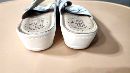 Fly Flot Sandals Women' Size 42 Double Strap Buckle Slides Wedge Slip On Sandals - Picture 8 of 14