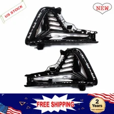 LED DRL Daytime Running Light for Hyundai Sonata 2018 2019 Fog Light Lamp Bezel