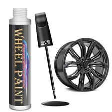 Gloss Black Rim Touch Up Paint Car Wheel Scratch Fix Rim Paint Rim Scratch Pen