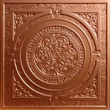 # 225 (Lot of 5)  PVC Faux Tin Decorative Ceiling Tile Panels Glue-Up / Grid