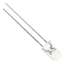 10 x Blue 5mm LED Water Clear 1500mcd 30°