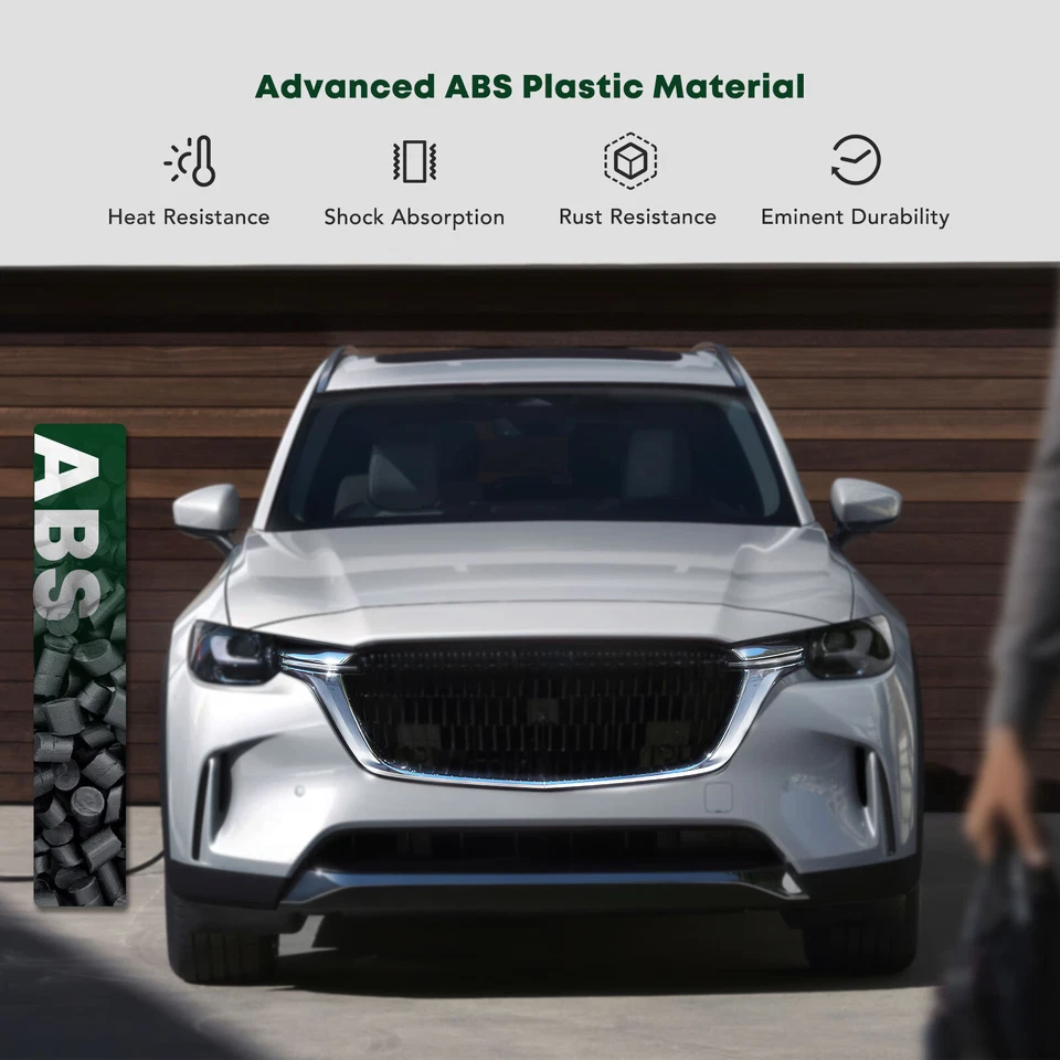 Front Passenger RH Chrome Plastic Grille Molding Trim for Mazda CX-3 2016-2022 - Image 4 of 4