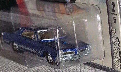 Hot Wheels 2006 Holiday Rods Blue 1965 Pontiac GTO 1:64 Diecast. HTF. - Picture 6 of 7