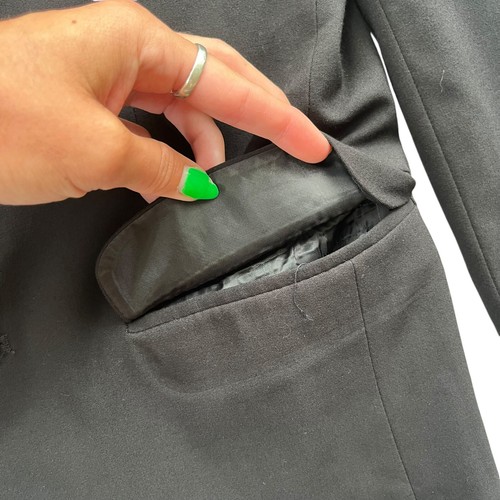 Calvin Klein Boy’s Size 14 Black Infinite Stretch Blazer, Sports Jacket #K821301 - Picture 10 of 22
