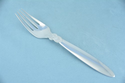 Tenedor de cena Georg Jensen Cactus plata de ley 7-1/4" sin monograma - Imagen 1 de 7