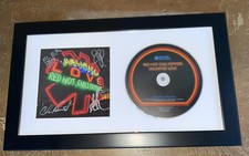 Red Hot Chili Peppers signed Framed CD Unlimited Love Red Hot Chili Peppers signed Framed CD Unlimited Love