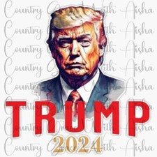 Sublimation Transfer Proud Trump 2024 Ready To Press Heat Transfer