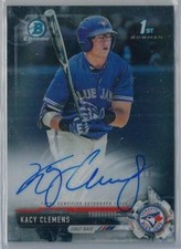 2017 BOWMAN CHROME 1ST KACY CLEMENS RC AUTO!!