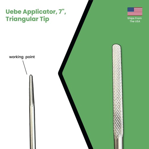 Juego de 2 aplicadores Uebe, 7", punta triangular - Imagen 5 de 8
