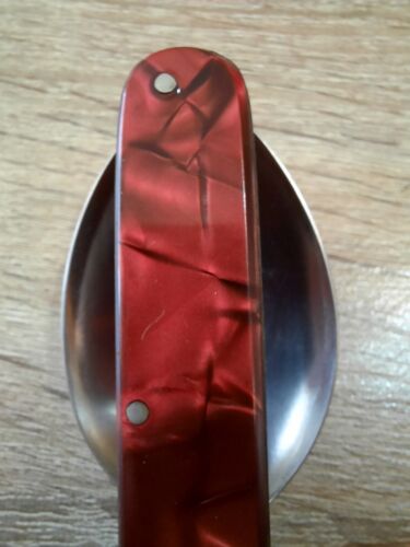 Vintage Old BAKELITE CATALIN Camping Cutlery Travel Cutlery Folding Set - Picture 5 of 21