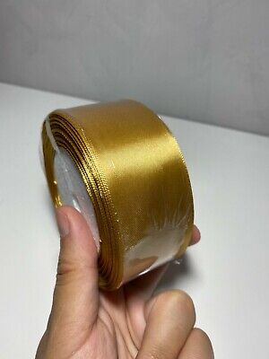 1pcs Roll Rose Gold 25 Yards Satin Ribbon Sash Gift Box Bow Craft Gift Wrapping 1pcs Roll Rose Gold 25 Yards Satin Ribbon Sash Gift Box Bow Craft Gift Wrapping