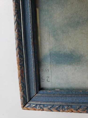 Framed dress art, vintage ca. 1940s - Bild 5 von 10