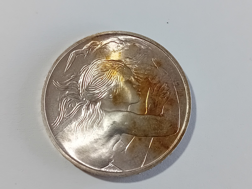 Silver coin 1000 lira 1979 San Marino #34 - Picture 3 of 4