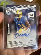 Damarri Mathis 2022 Chronicles Draft Picks Prestige Xtra Points AUTO RC Broncos