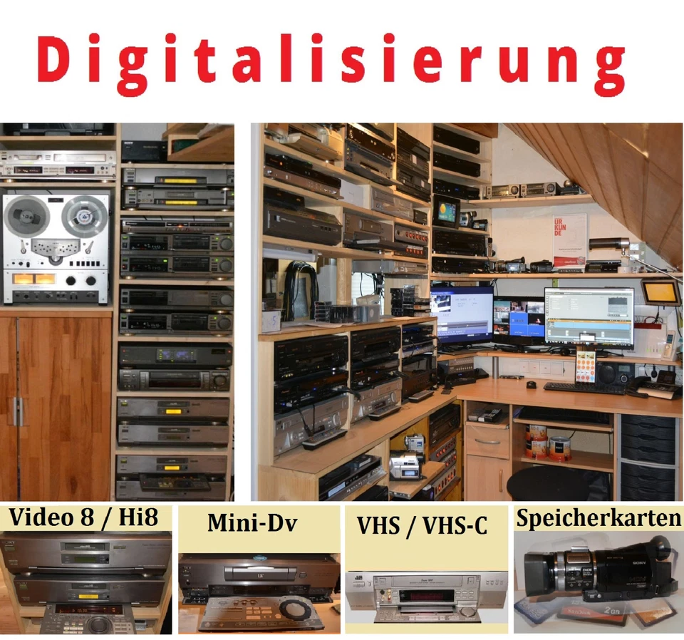 VHS-C, S-VHS-C Video Kassetten auf DVD digitalisieren, überspielen, kopieren - Bild 2 von 4
