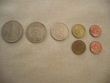 German Deutschemark Coins - Set of 7
