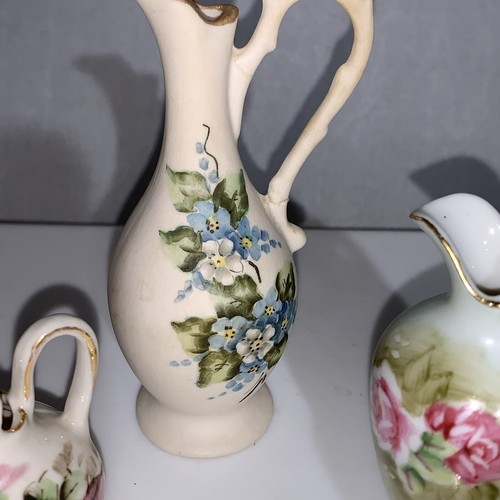 Vintage Lot Of 5 Decorative Mini China Pitcher Creamers Welsley Lefton England + - Picture 16 of 16