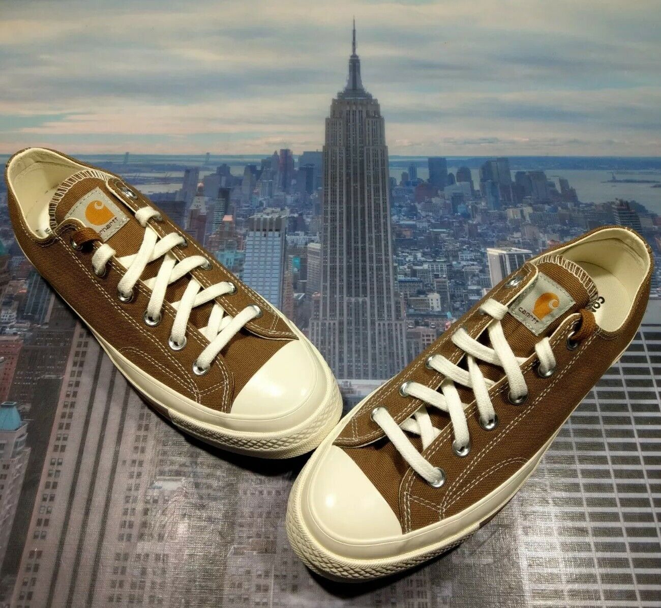 Size 6.5 - Converse Chuck 70 Low x Carhartt WIP Hamilton Brown for sale online | eBay