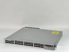 Cisco Catalyst WS-C3850-48U-S 48-Port 1GE UPoE Ethernet Switch 2x 1100W PSU Ears
