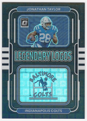 2022 Donruss Optic Jonathan Taylor Legendary Logos Purple Stars #17/25