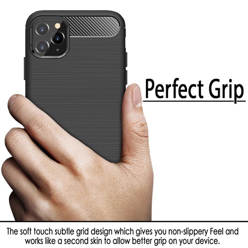 For Google Pixel 7/7 Pro Carbon Fiber Silicone Rubber Brushed Texture Case Cover - Picture 8 of 37