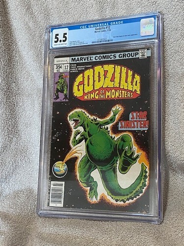 Godzilla #12 CGC bewertet 5,5 Marvel Comics 7/78 1978