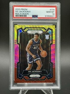 2023 Panini Prizm Multi Wave GG Jackson PSA 10 /88 #179 Rookie Grizzlies Pop 1