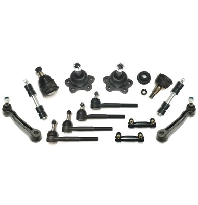 10 Pc Suspension Kit for Chevrolet GMC Express Savana Control Arms Tie Rod Ends