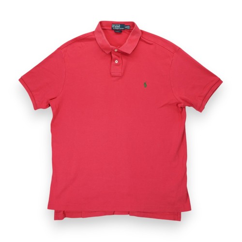 Vintage 90s Polo Ralph Lauren Custom Fit Short Sleeve Polo Shirt Size XL - Picture 1 of 5