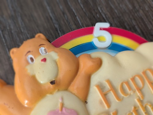 Vintage Wilton 1984 Care Bears Cake Topper Ages 1-6 By American Greetings - Picture 5 of 8