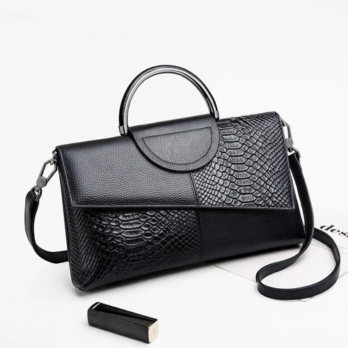 Damen Handtasche Echtleder Hobo Schulranzen Beuteltasche Crossbody Schultertasche Handtasche - Bild 2 von 10