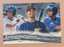 Riley Greene 2021 Topps Pro Debut Major Scale Prospect Card #MS-10