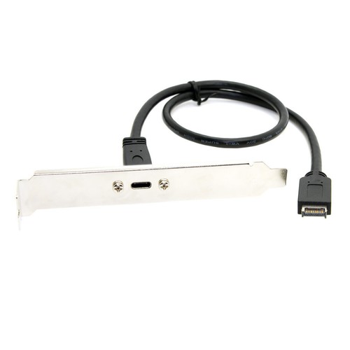 10Gbps USB 3.1 Front Panel Header to USB-C Type-C Female Extension Cable 40cm - Picture 6 of 12