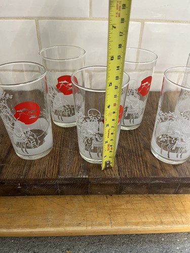 Vintage Trinkbecher Brille X 6 - Bild 4 von 4
