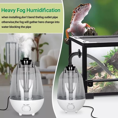 Digital WiFi Hygrostat Humidity Control + Reptile Foggers Humidifier Fog Mister - Picture 19 of 19