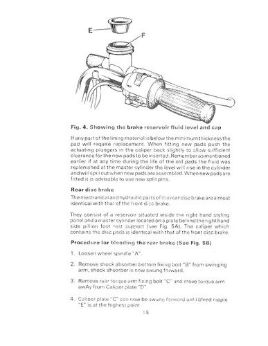 Triumph Owners Manual Book 1980 Bonneville 750 - Picture 7 of 12