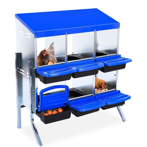 6 Löcher Hühnernistkasten mit Beinen - Bild 1 von 7