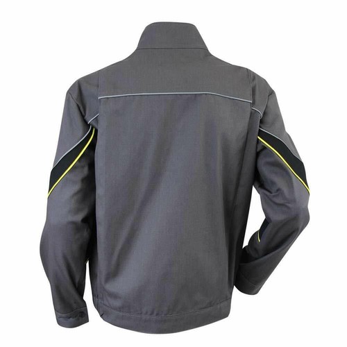 LMA Jacket Grey Black Yellow Quality Coat 2057 SEMIS Size 6 Brand New - Picture 2 of 2
