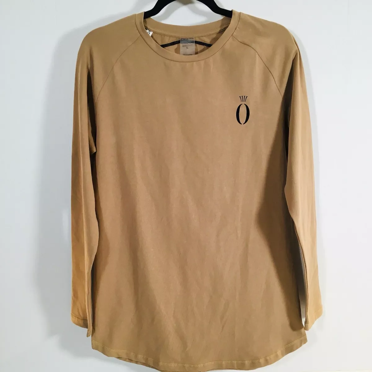 HERA/HERO Shirt Mens LARGE Street Style Gym Workout Tee Tan Cotton ...