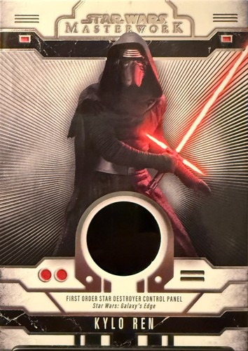 2024 Topps Star Wars Masterwork Kylo Ren Rise of the Resistance Relic Card RR-K - Picture 1 of 2