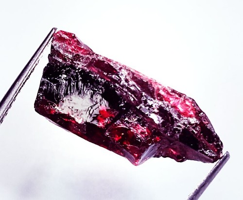 Natural Red Garnet Rough Loose Gemstone 19.60 Ct With Free Gift - Afbeelding 1 van 7