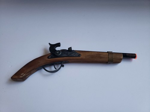 VINTAGE HANDMADE CAP MUSKET STYLE TOY GUN'S WOOD METAL( NON FIRING ORANGE PLUG) - Picture 7 of 10