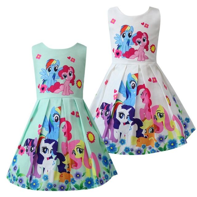 Children Girls Kids Toddler My Little Pony Princess Dress Tulle Skirt 1602